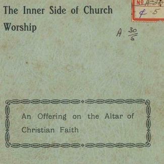 The Inner Side of Church Worship bu G Hodson